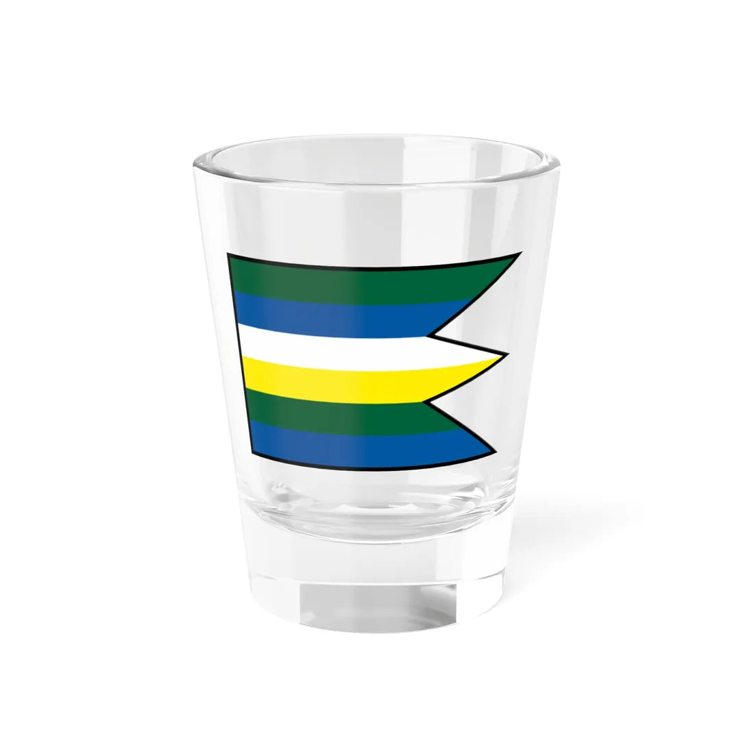 Jakusovce Stropkov Flag (Slovakia) Shot Glass 1.5oz 1.5oz - Go Mug Yourself