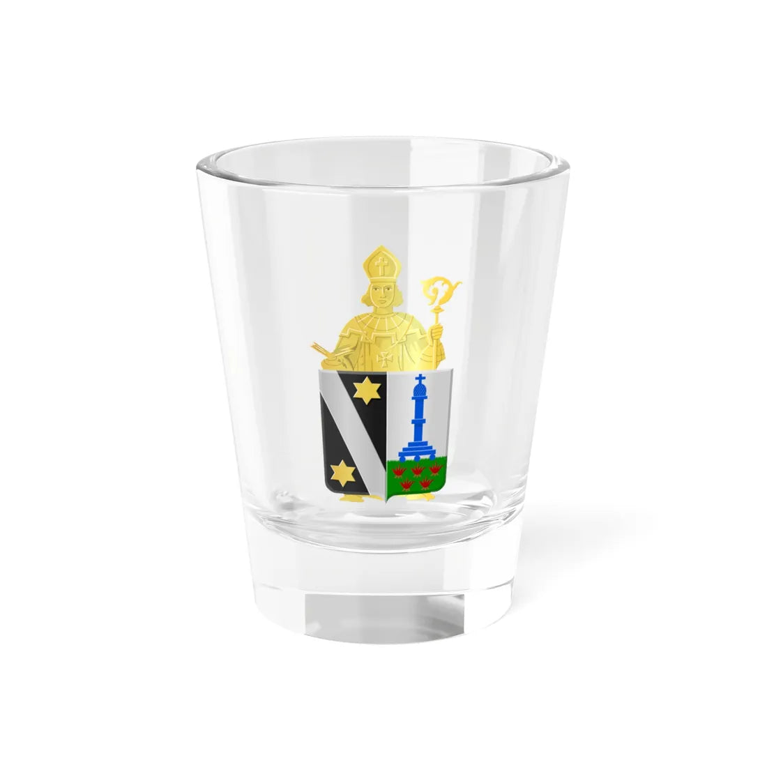 Jalhay wapen (Belgium) (Coat of Arms) Shot Glass 1.5oz 1.5oz - Go Mug Yourself