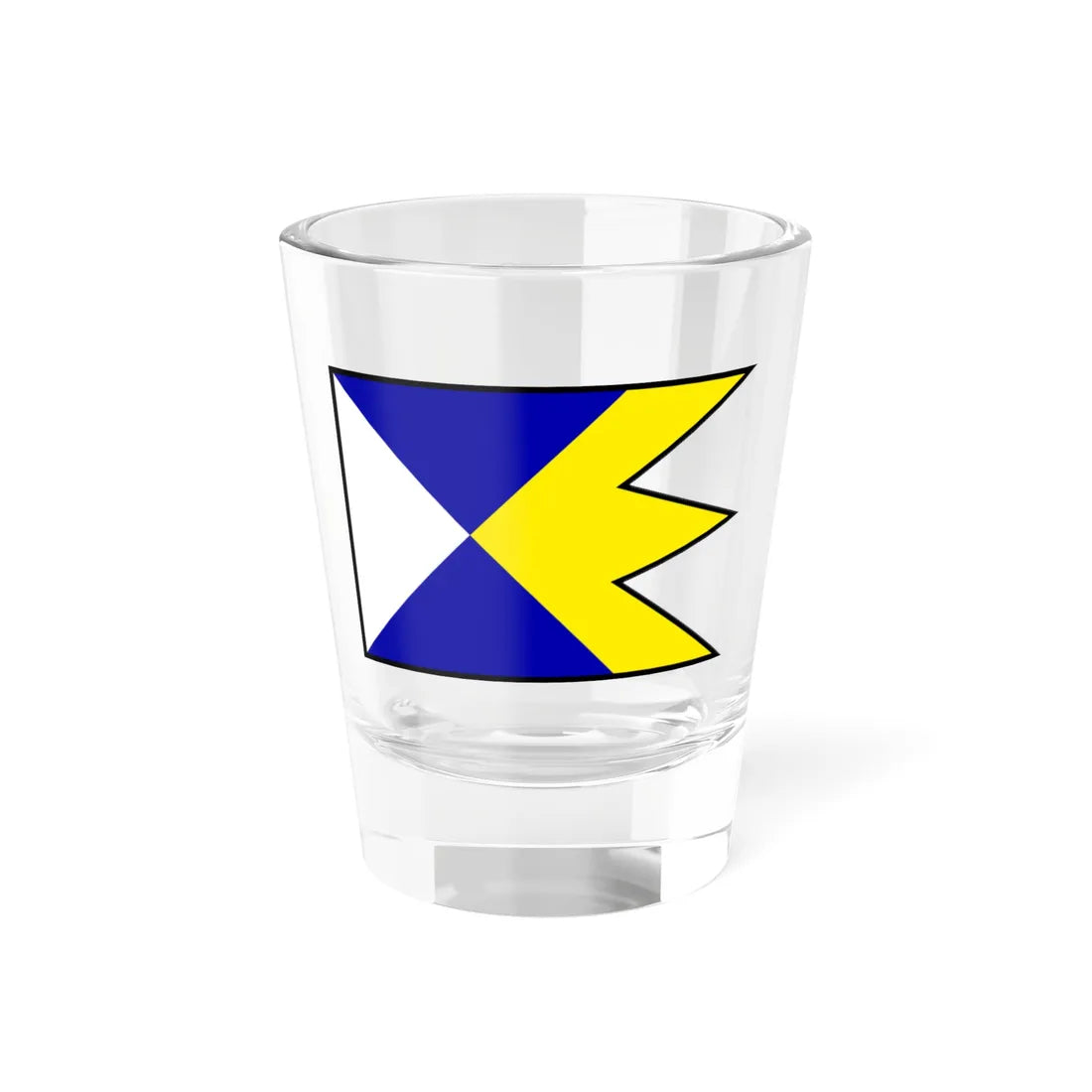 Jalovec Prievidza Flag (Slovakia) Shot Glass 1.5oz 1.5oz - Go Mug Yourself