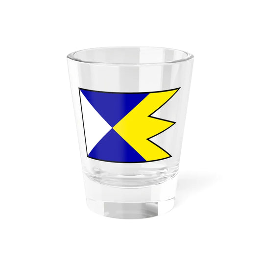 Jalovec Prievidza Flag (Slovakia) Shot Glass 1.5oz 1.5oz - Go Mug Yourself