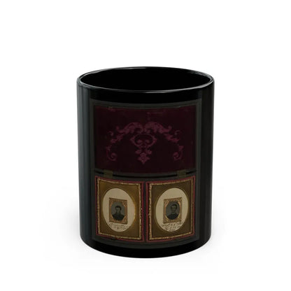 James A. Caruthers Of Company G And Sergeant Samuel Craig Starr Of Company D, 95th Ohio Infantry Regiment (U.S. Civil War) Black Coffee Mug 11oz - Go Mug Yourself