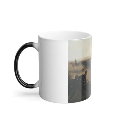 James Alexander Walker (1841-1898) View of the Grand Army of the Republic - Oil on Canvas 1865 - Color Changing Mug 11oz - Go Mug Yourself