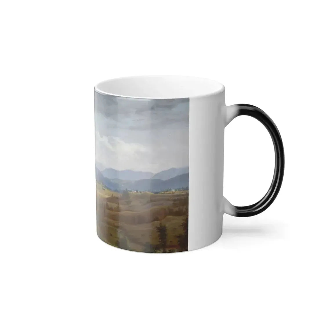 James Hope (1818-1892) Benson, Rutland County, Vermont - Oil on Canvas 1879 - Color Changing Mug 11oz - Go Mug Yourself