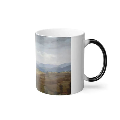 James Hope (1818-1892) Benson, Rutland County, Vermont - Oil on Canvas 1879 - Color Changing Mug 11oz - Go Mug Yourself