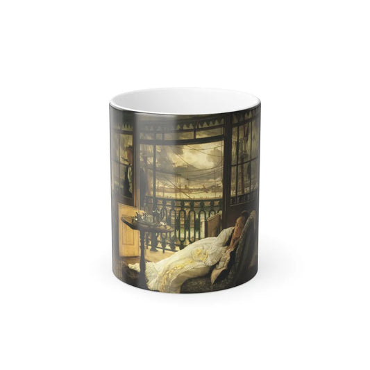 James Jacques Joseph Tissot (1836-1902) A Passing Storm - oil on canvas - c1876 - Color Changing Mug 11oz 11oz - Go Mug Yourself
