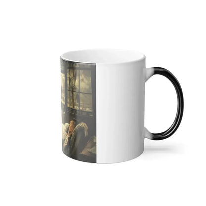 James Jacques Joseph Tissot (1836-1902) A Passing Storm - oil on canvas - c1876 - Color Changing Mug 11oz - Go Mug Yourself