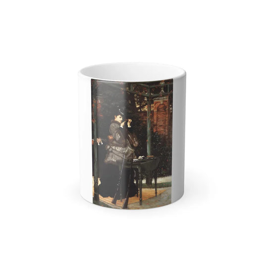 James Jacques Joseph Tissot (1836-1902) At the Rifle Range - oil on canvas - 1869 - Color Changing Mug 11oz 11oz - Go Mug Yourself