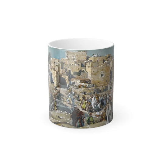 James Jacques Joseph Tissot (1836-1902) He Went Through the Villages on the Way to Jerusalem - Color Changing Mug 11oz 11oz - Go Mug Yourself