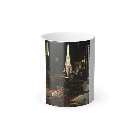 James Jacques Joseph Tissot (1836-1902) Hide and Seek - oil on panel - c1877 - Color Changing Mug 11oz-11oz-Go Mug Yourself