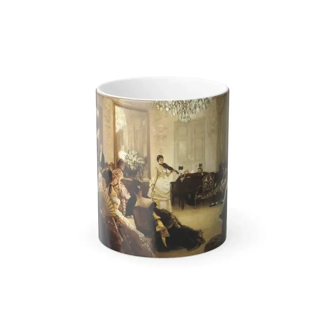 James Jacques Joseph Tissot (1836-1902) Hush - Oil on canvas c1875 - Color Changing Mug 11oz 11oz - Go Mug Yourself