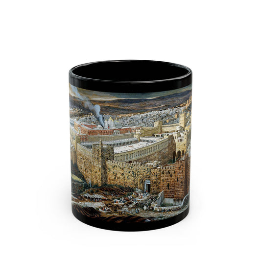 James Jacques Joseph Tissot (1836-1902) Jerusalem - Black Coffee Mug-11oz-Go Mug Yourself