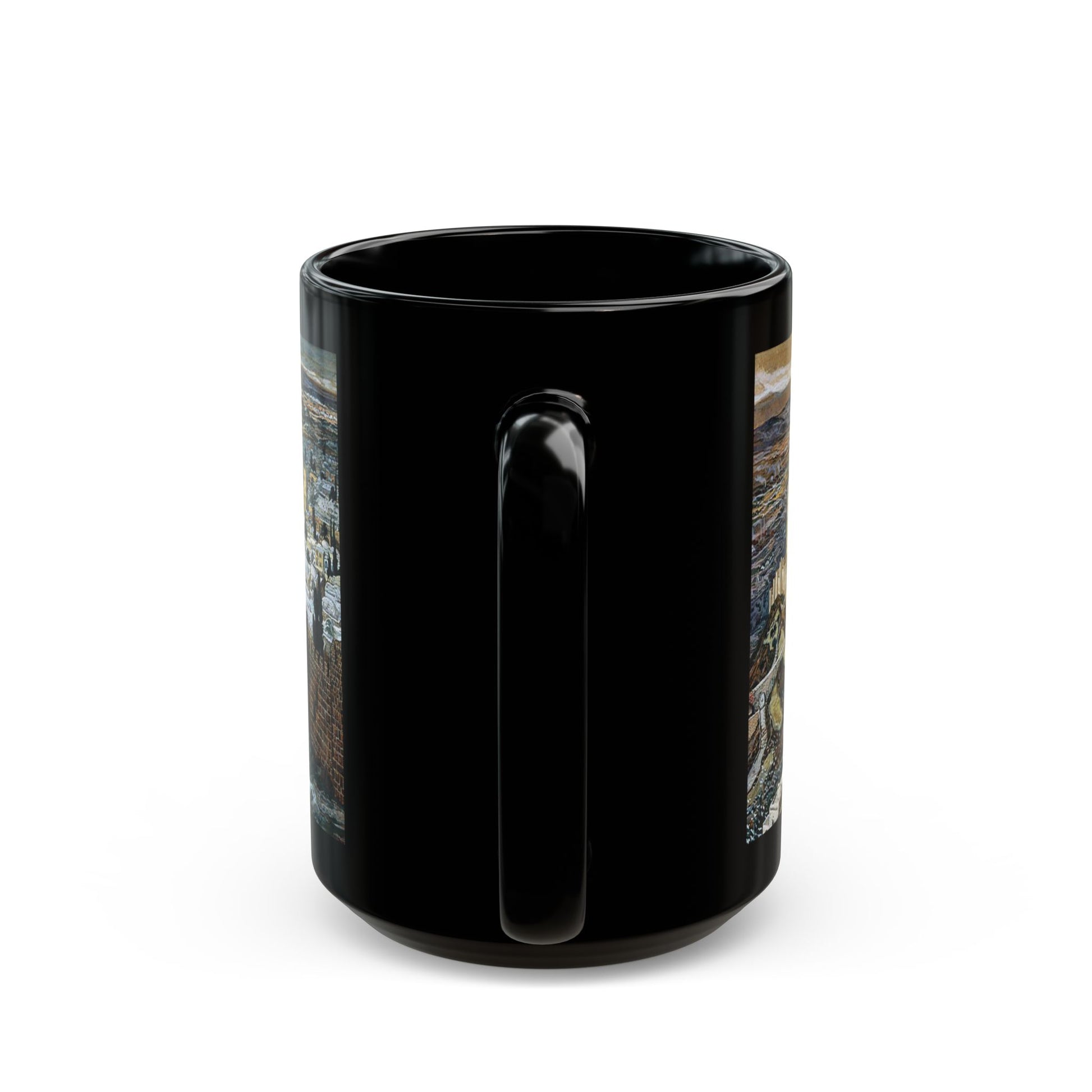 James Jacques Joseph Tissot (1836-1902) Jerusalem - Black Coffee Mug-Go Mug Yourself