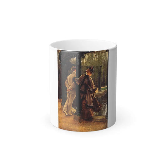 James Jacques Joseph Tissot (1836-1902) Quarrelling - Oil on canvas c1874 - Color Changing Mug 11oz 11oz - Go Mug Yourself