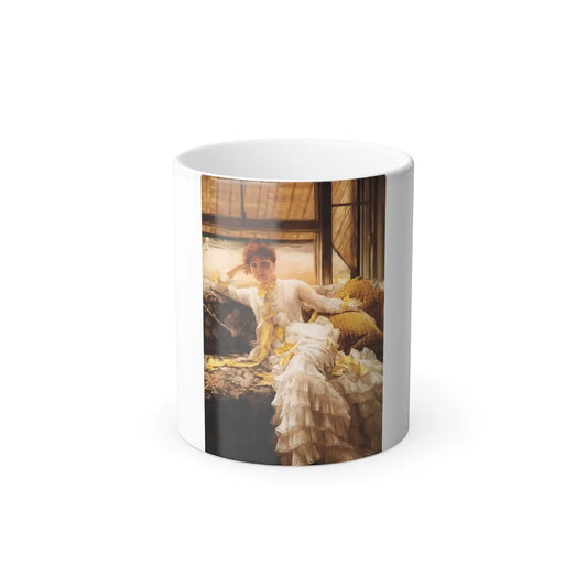 James Jacques Joseph Tissot (1836-1902) Spring - Oil on canvas - c1878 - Color Changing Mug 11oz 11oz - Go Mug Yourself