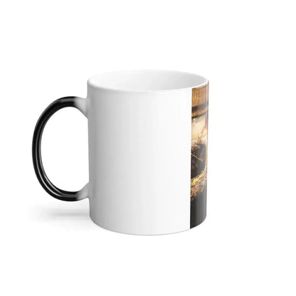 James Jacques Joseph Tissot (1836-1902) Spring - Oil on canvas - c1878 - Color Changing Mug 11oz - Go Mug Yourself