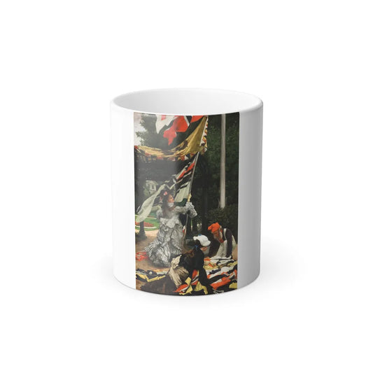 James Jacques Joseph Tissot (1836-1902) Still on Top - c1874 - Color Changing Mug 11oz 11oz - Go Mug Yourself