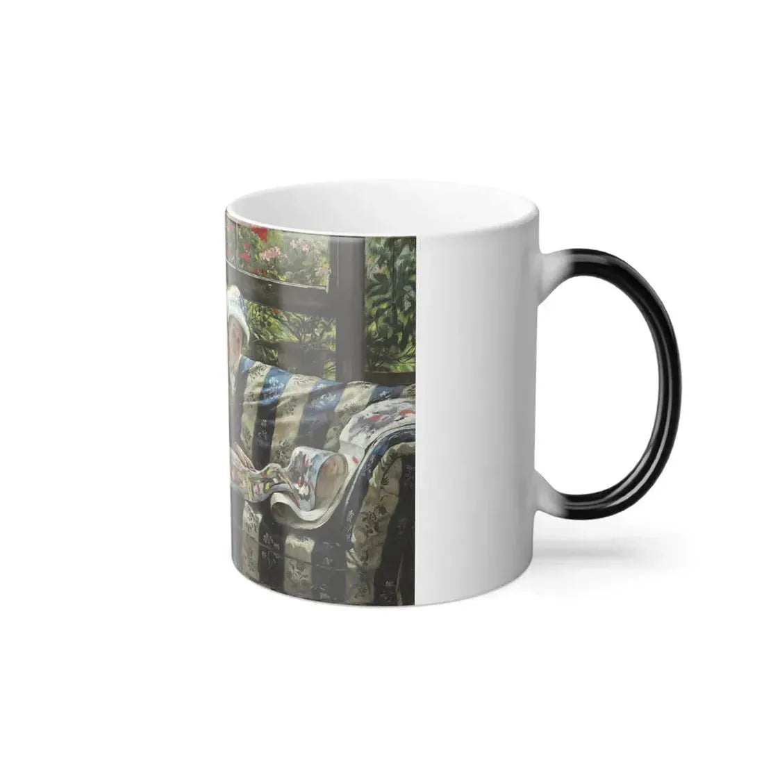 James Jacques Joseph Tissot (1836-1902) The Japanese Scroll - Oil on panel c1874 - Color Changing Mug 11oz - Go Mug Yourself