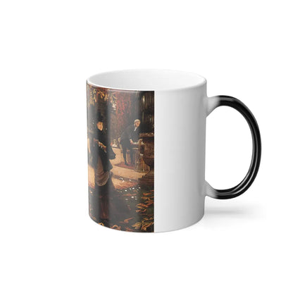 James Jacques Joseph Tissot (1836-1902) The Letter - Oil on canvas - c1876-c1878 - Color Changing Mug 11oz - Go Mug Yourself