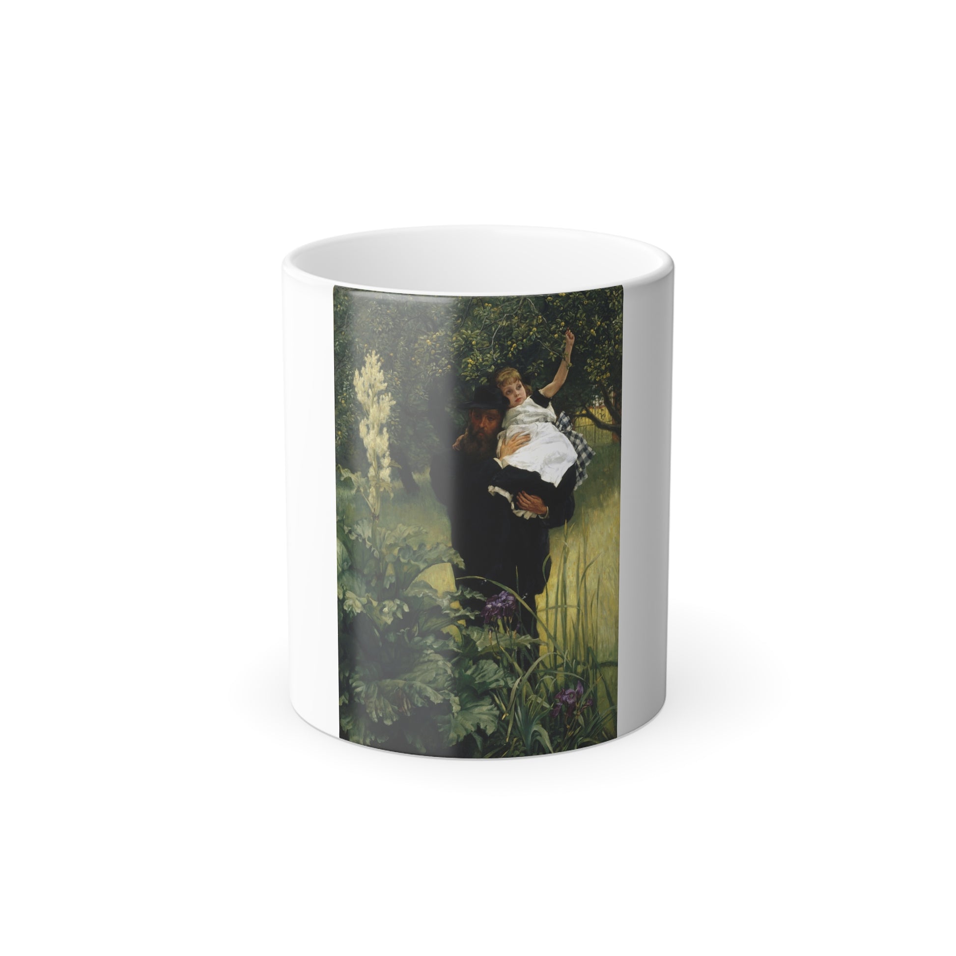James Jacques Joseph Tissot (1836-1902) The Widower - Oil on canvas - c1877 - Color Changing Mug 11oz-11oz-Go Mug Yourself