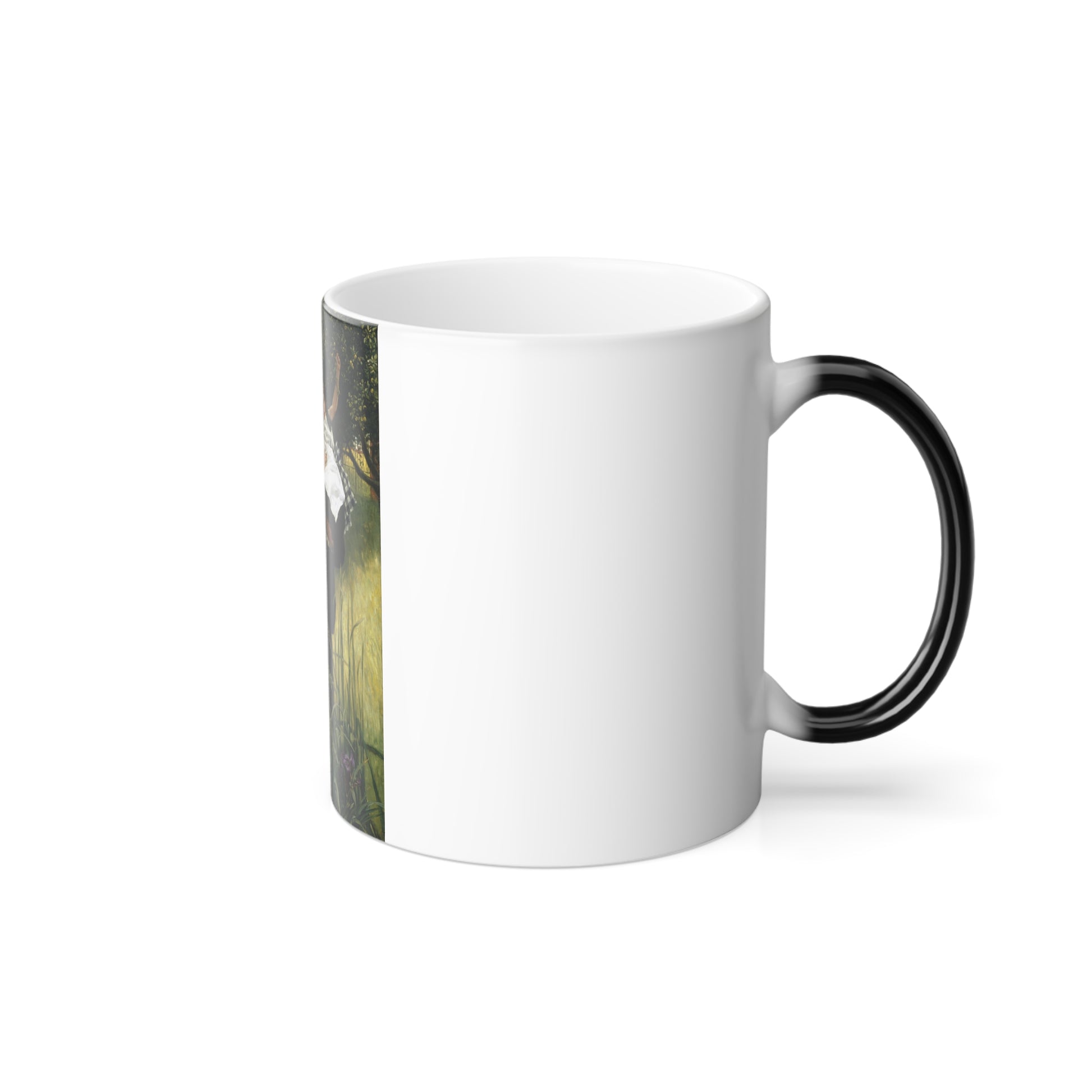 James Jacques Joseph Tissot (1836-1902) The Widower - Oil on canvas - c1877 - Color Changing Mug 11oz-Go Mug Yourself