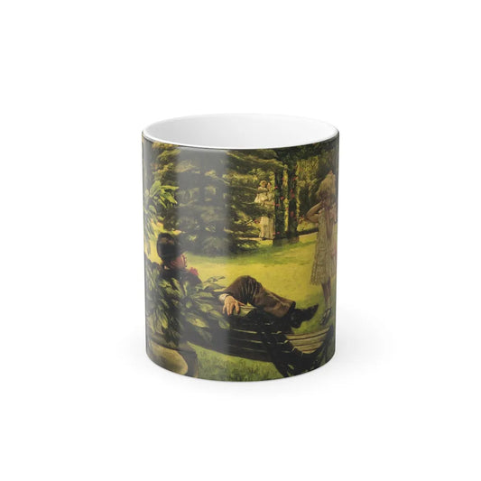 James Jacques Joseph Tissot (1836-1902) Uncle Fred - Oil on panel - c1879-c1880 - Color Changing Mug 11oz 11oz - Go Mug Yourself