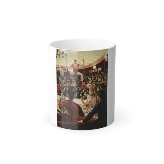 James Jacques Joseph Tissot (1836-1902) Women of Paris%3a The Circus Lover - oil on canvas - 1885 - Color Changing Mug 11oz 11oz - Go Mug Yourself