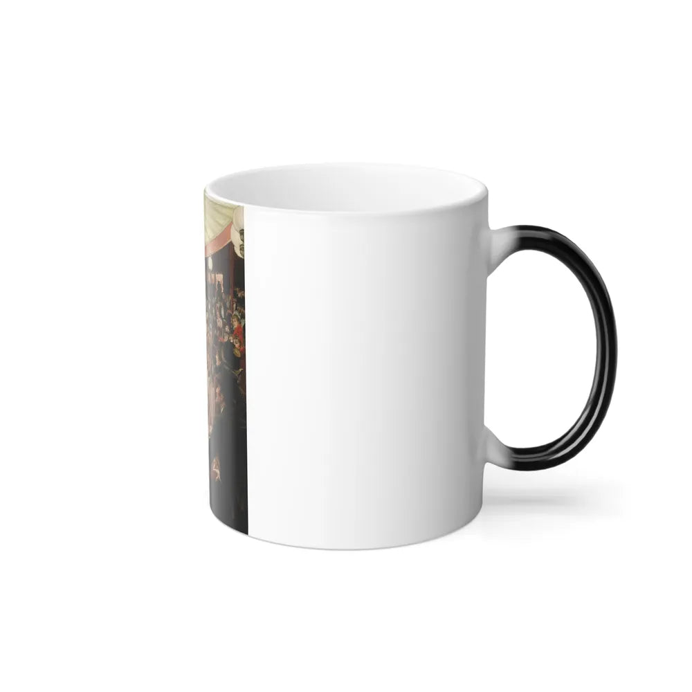 James Jacques Joseph Tissot (1836-1902) Women of Paris%3a The Circus Lover - oil on canvas - 1885 - Color Changing Mug 11oz - Go Mug Yourself