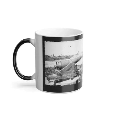 James River, Va. Another Confederate Gun Emplacement at Howlett House, Trent's Reach 001 (U.S. Civil War) Color Changing Coffee Mug 11oz - Go Mug Yourself
