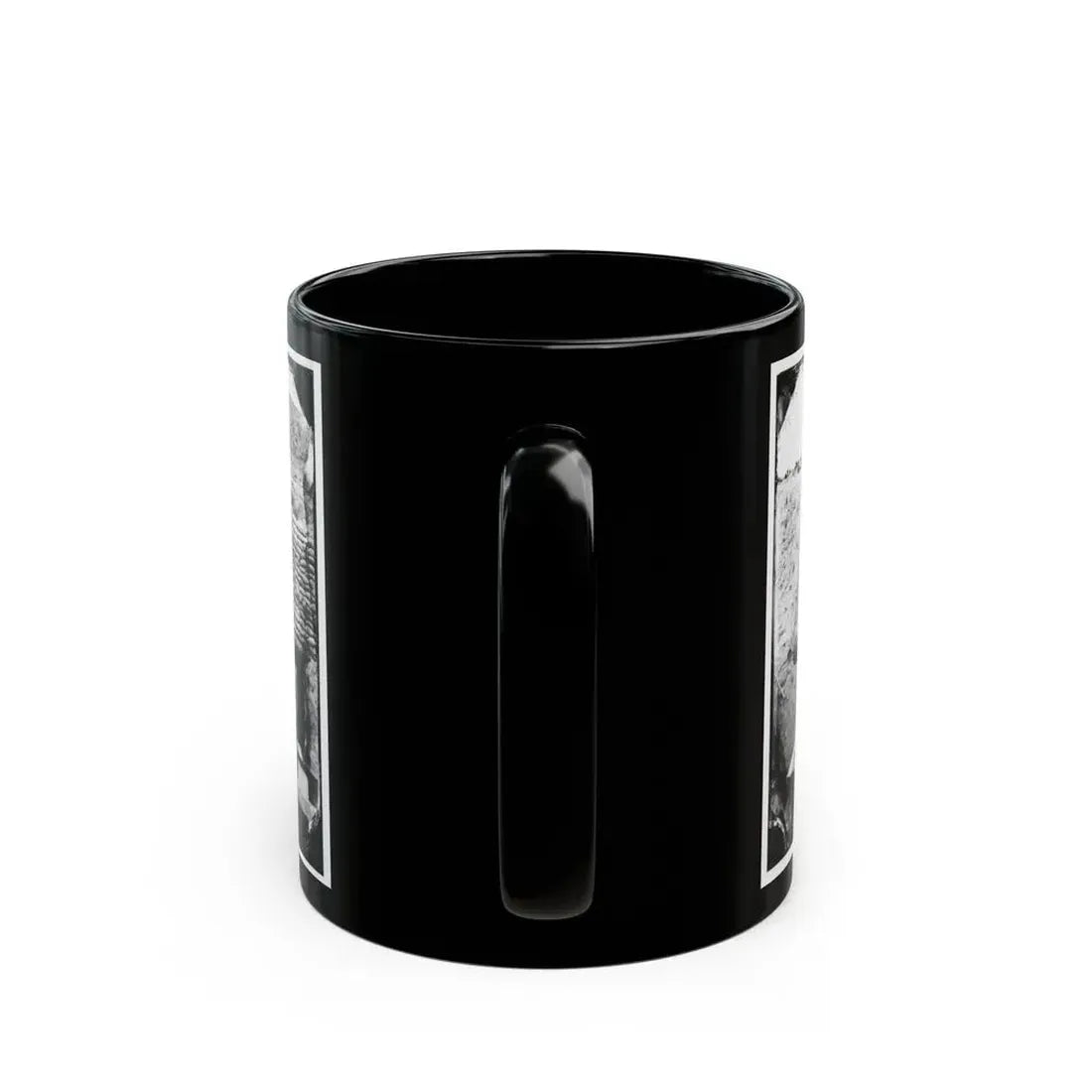 James River, Va. Another Confederate Gun Emplacement At Howlett House, Trent's Reach (U.S. Civil War) Black Coffee Mug - Go Mug Yourself