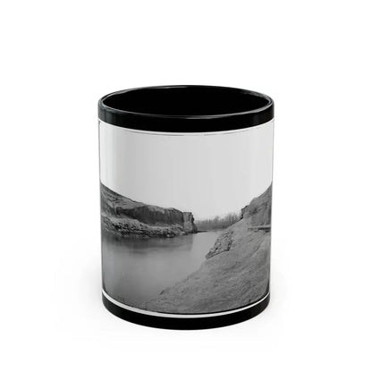 James River, Va. Another View Of The Dutch Gap Canal (U.S. Civil War) Black Coffee Mug 11oz - Go Mug Yourself