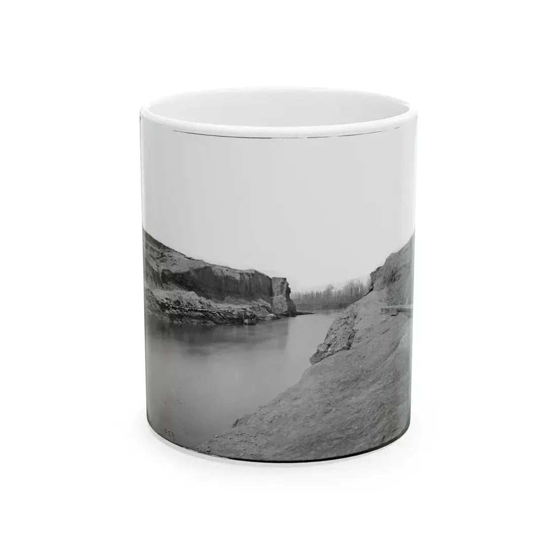 James River, Va. Another View Of The Dutch Gap Canal (U.S. Civil War) White Coffee Mug 11oz - Go Mug Yourself