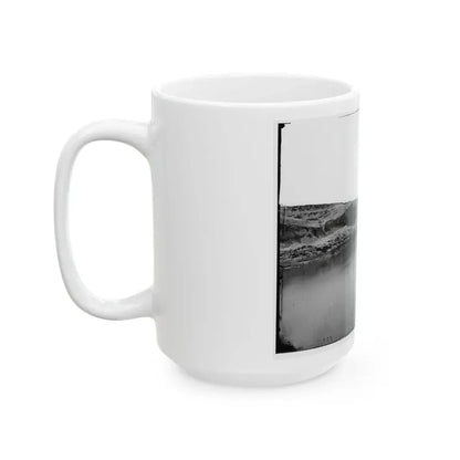 James River, Va. Another View Of The Dutch Gap Canal (U.S. Civil War) White Coffee Mug - Go Mug Yourself