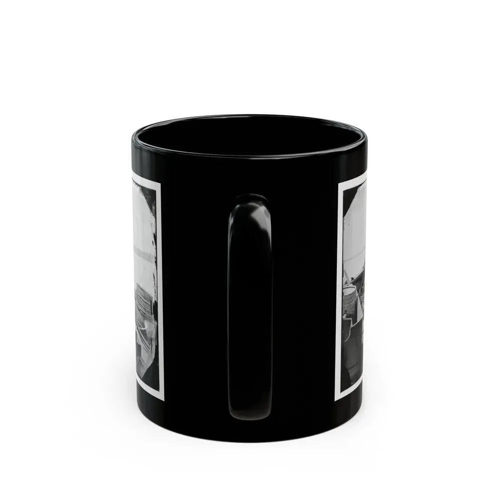 James River, Va. Bow Of Confederate Gunboat Teaser, Lt. Hunter Davidson, Captured By U.S.S. Maratanza On July 4, 1862 (U.S. Civil War) Black Coffee Mug - Go Mug Yourself