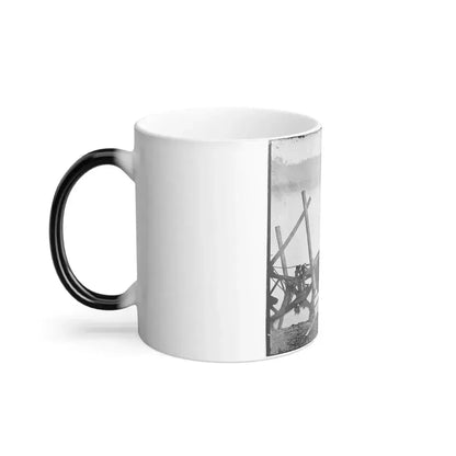 James River, Va. Butler's Dredge-Boat, Sunk by a Confederate Shell on Thanksgiving Day, 1864 (U.S. Civil War) Color Changing Coffee Mug 11oz - Go Mug Yourself