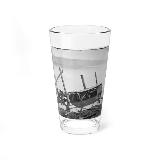 James River, Va. Butler's Dredge-Boat, Sunk By A Confederate Shell On Thanksgiving Day, 1864 (U.S. Civil War) Pint Glass 16oz 16oz - Go Mug Yourself