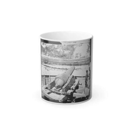 James River, Va. Confederate Gun Emplacement Above Dutch Gap (U.S. Civil War) Color Changing Coffee Mug 11oz Default Title 11oz - Go Mug Yourself