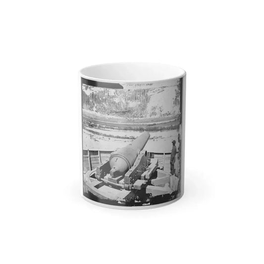 James River, Va. Confederate Gun Emplacement Above Dutch Gap (U.S. Civil War) Color Changing Coffee Mug 11oz Default Title 11oz - Go Mug Yourself