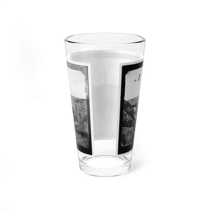 James River, Va. Confederate Gun Emplacement At Howlett House, Trent's Reach (U.S. Civil War) Pint Glass 16oz - Go Mug Yourself