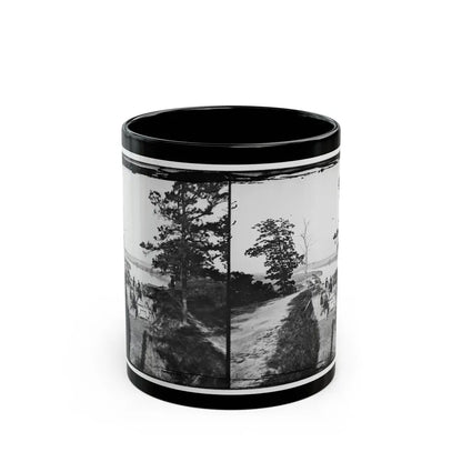 James River, Va. Confederate Gun In Battery Brooks (U.S. Civil War) Black Coffee Mug 11oz - Go Mug Yourself