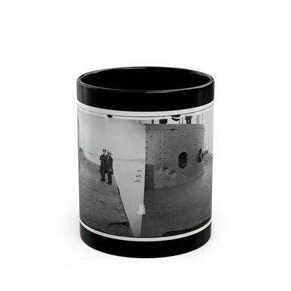James River, Va. Deck And Turret Of U.S.S. Monitor(2) (U.S. Civil War) Black Coffee Mug 11oz - Go Mug Yourself