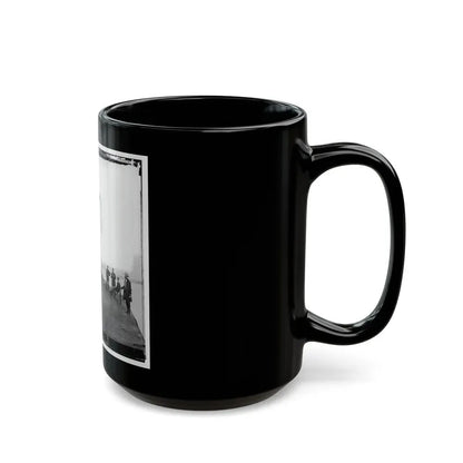 James River, Va. Deck And Turret Of U.S.S. Monitor Seen From The Bow (I.E. Stern) (U.S. Civil War) Black Coffee Mug - Go Mug Yourself