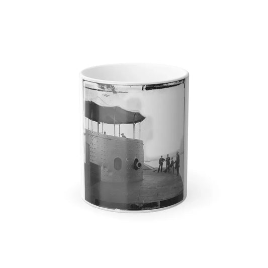 James River, Va. Deck and Turret of U.S.S. Monitor Seen From the Bow (I.E. Stern) (U.S. Civil War) Color Changing Coffee Mug 11oz Default Title 11oz - Go Mug Yourself