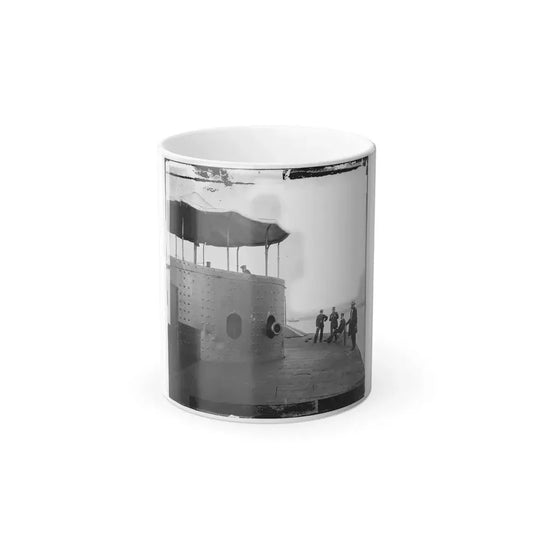 James River, Va. Deck and Turret of U.S.S. Monitor Seen From the Bow (I.E. Stern) (U.S. Civil War) Color Changing Coffee Mug 11oz Default Title 11oz - Go Mug Yourself