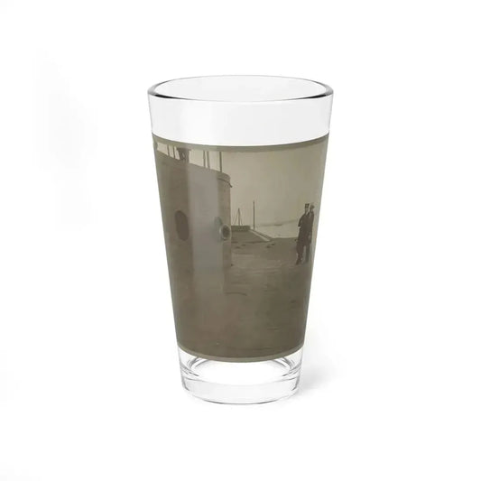 James River, Va. Deck And Turret Of U.S.S. Monitor (U.S. Civil War) Pint Glass 16oz 16oz - Go Mug Yourself