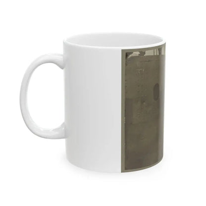 James River, Va. Deck And Turret Of U.S.S. Monitor (U.S. Civil War) White Coffee Mug - Go Mug Yourself