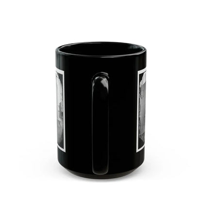 James River, Va. Officers Of The U.S.S. Monitor Grouped By The Turret (U.S. Civil War) Black Coffee Mug - Go Mug Yourself