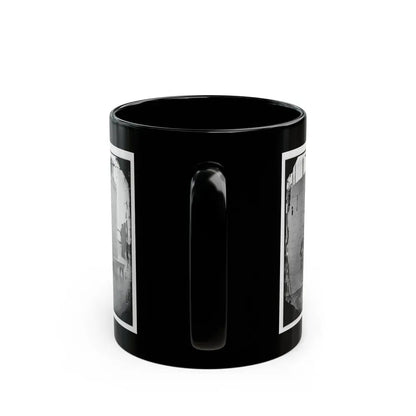 James River, Va. Officers Of The U.S.S. Monitor Grouped By The Turret (U.S. Civil War) Black Coffee Mug - Go Mug Yourself