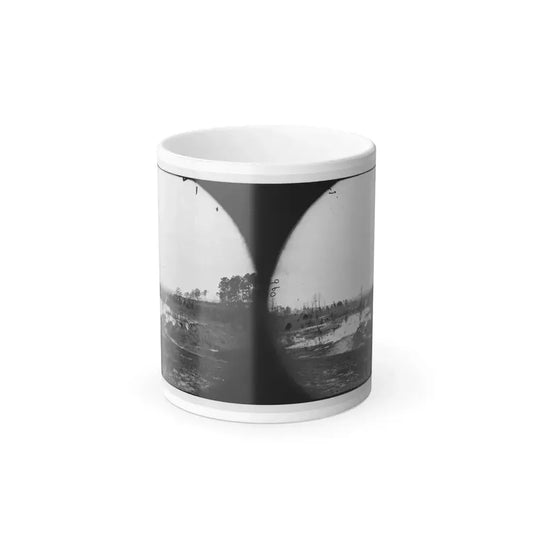 James River, Va. Point Where Army of the Potomac Crossed in June 1864 (Wyanoke Wharf ) (U.S. Civil War) Color Changing Coffee Mug 11oz Default Title 11oz - Go Mug Yourself