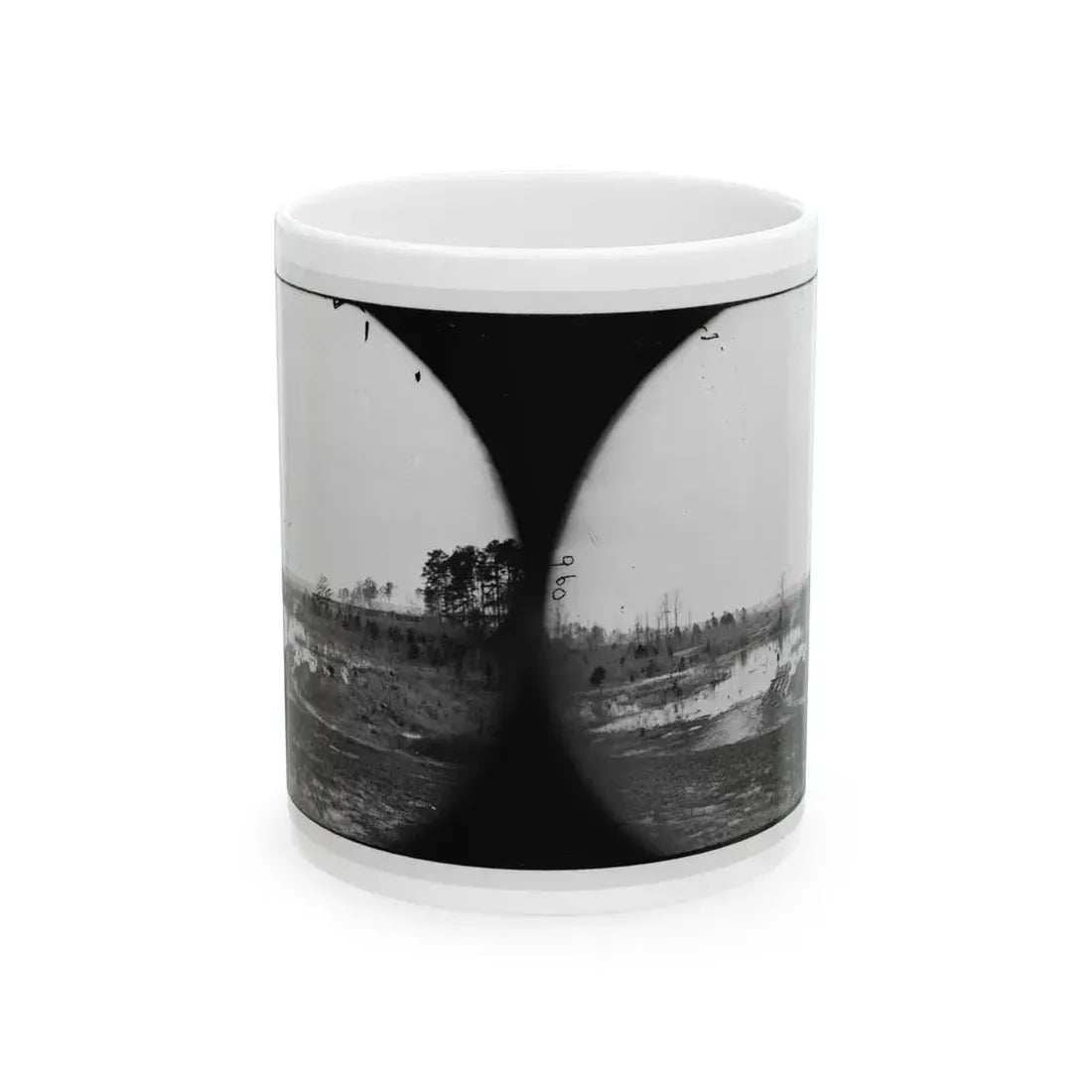 James River, Va. Point Where Army Of The Potomac Crossed In June 1864 (Wyanoke Wharf ) (U.S. Civil War) White Coffee Mug 11oz - Go Mug Yourself