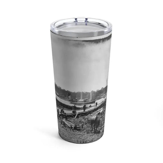 James River, Va. Pontoon Bridge (U.S. Civil War) Tumbler 20oz 20oz - Go Mug Yourself